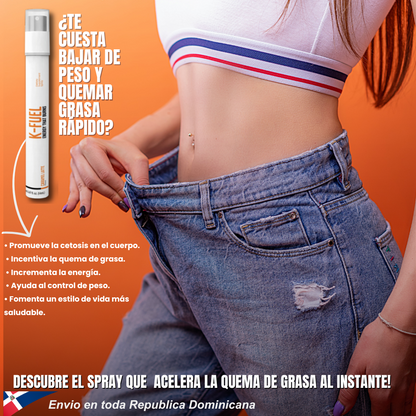 K- FUEL 🔥 Spray quema grasa: Activa la cetosis y transforma tu cuerpo